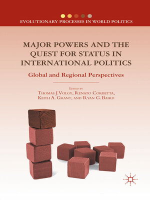 cover image of Major Powers and the Quest for Status in International Politics